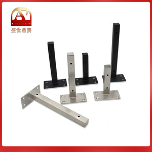 Wall Mount <b>Bracket</b> Stainless Steel Shelf Modern Simple Design For Home Storage - Product Image 5
