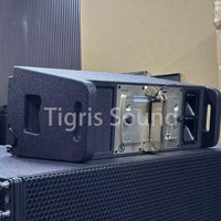 Vera20 Dual 10 pouces, enceinte active Line Array 2 voies, 2000W de puissance de crête, 139dB, 63Hz-18kHz, enceinte active PA en bois de bouleau