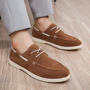 Scarpe Casual da <span class=keywords><strong>Uomo</strong></span> Dreamy Stark in PU con Lacci, di Marca di Moda di Alta Gamma, Traspiranti, Stile Tods, per la Guida - Product Image 3