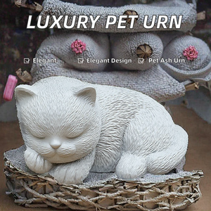 Элитная керамическая урна для животных в форме облака, экологически чистая, высококачественная, для хранения праха собак, размер M - Product Image 2