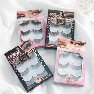 Bellissime Ciglia <span class=keywords><strong>Kiss</strong></span> Lash 3D, 3 Paia, Etichetta Privata, Ciglia a Striscia Intera per un Effetto Voluminoso, in Fibra Sintetica Vegana, Lunghezze di Lusso 15mm e 18mm - Product Image 3