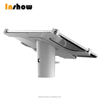 Support de tablette de bureau universel sécurisé Inshow A108-1 support de tablette de bureau antivol de sécurité en métal avec serrure