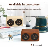 Altavoces Inalámbricos K5A de Bambú con Doble Altavoz y Subwoofer Magnético