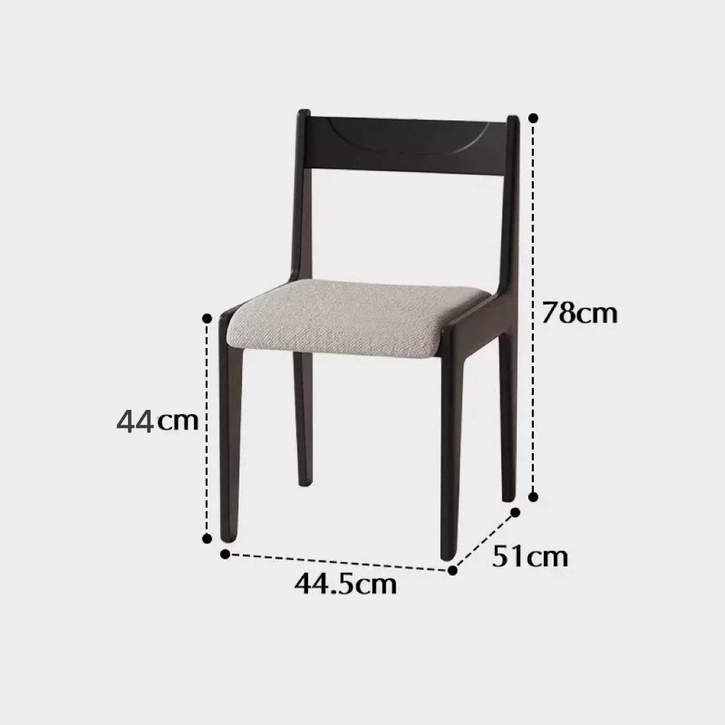 Lin coton noir et blanc