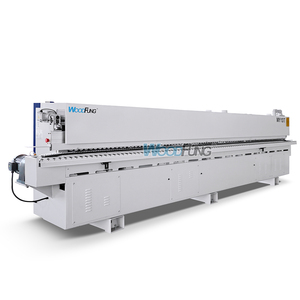 Máquina de bandas de borde Woodfung MY13T con bote de pegamento superior y máquina de bandas de borde completamente automática de haz de aluminio de elevación automática - Product Image 2