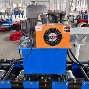 เครื่องขึ้นรูปคานประตูม้วนสแตนเลส HAUAN พร้อมมอเตอร์ PLC 9.5 กิโลวัตต์ 380 โวลต์ - Product Image 3