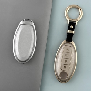 Funda de Aluminio y TPU para Llave de Auto Nissan <span class=keywords><strong>Patrol</strong></span> Armada 2017-2026, Accesorios para Llaves de Auto - Product Image 1