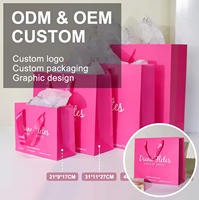 Sacs de shopping en papier kraft doux au toucher, impression de logo personnalisée pour la promotion de marques de boutiques haut de gamme, emballage cadeau