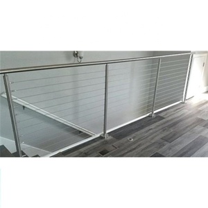 DAIYA prix par pied pour rambarde de câble avec poteau en <span class=keywords><strong>alu</strong></span> avec <span class=keywords><strong>balustrade</strong></span> de câble de fil noir - Product Image 1