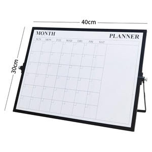 <span class=keywords><strong>Tableau</strong></span> <span class=keywords><strong>blanc</strong></span> <span class=keywords><strong>pour</strong></span> fournitures de bureau Tableaux blancs magnétiques de petit bureau avec cadre en aluminium double face - Product Image 4