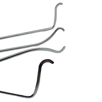 Kit de réparation de bosses de voiture universel de haute qualité, 4 pièces, avec crochet rotatif en acier à haute teneur en carbone pour carrosserie/bord de porte/barre supérieure sandwich