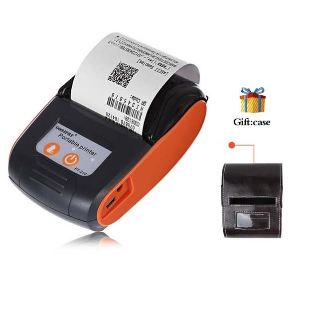 Portable 58mm Mini Thermal Receipt Printer - 1500mAh 203DPI Wireless Mobile Pocket Printer for Retail POS & Delivery