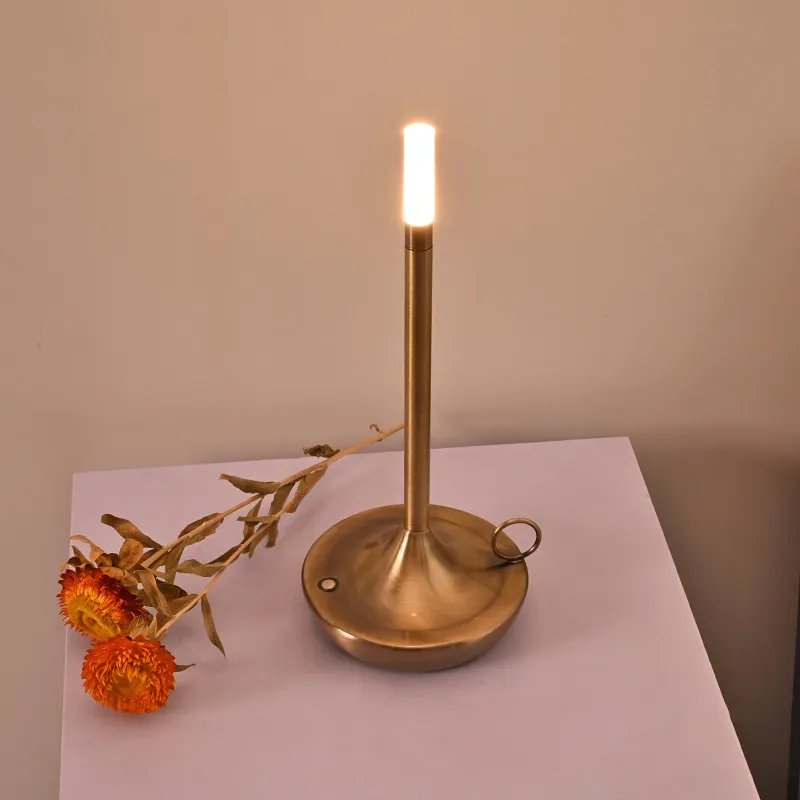 LED Kerzenlicht Camper Tisch lampe wiederauf ladbare Camper warmes Licht Kerze Lampe Abendessen Atmosphäre Tisch lampe