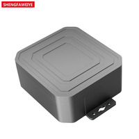 Boîtier de jonction en plastique ABS étanche blanc/noir sablé, niveau de protection IP54, personnalisable, pour extérieur, électronique A46