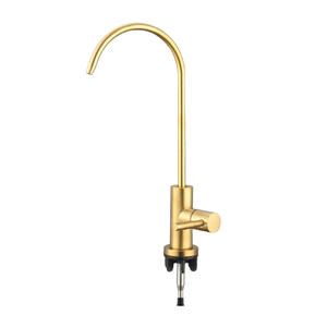 Robinet de cuisine monocommande à poser pour purificateur d'eau RO, finition or rose, pour eau potable - Product Image 1