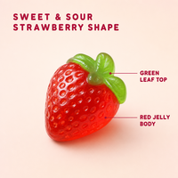 OEM Fabrieksdirect Groothandel Aardbeien Gummies Jelly Candy Fruitige Smaak Privélabel