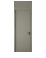 Pintu Tahan Api ODIN 6 Panel Embossed Hollow Fire Rated Komersial Rumah Sakit Modern
