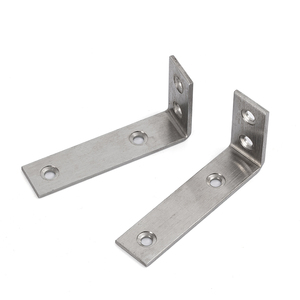 定制不锈钢超厚L型90度重型连接角支架，适用于家具橱柜架 - Product Image 1