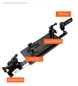 Soporte de tablero de consola central de aleación de aluminio soporte de teléfono móvil de Radio integrado para accesorios Haval H9 2025 - Product Image 5