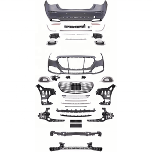 FACELIFT AERO KIT DELANTERO Y TRASERO LIP TRASERO SPOILER ESCAPE PARA MERCEDES W223 SPORT ACTUALIZACIÓN AL ESTILO <span class=keywords><strong>BABUS</strong></span> - Product Image 4