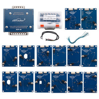 Ensemble de cartes cryptées Lonsdor, 14 pièces avec adaptateur ADP-40, compatible avec le programmateur de clés Lonsdor K518 LT20