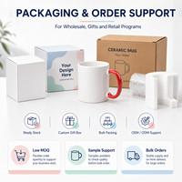 Tasse à café personnalisée en porcelaine fine, anti-fuite, sans danger pour les aliments, compatible lave-vaisselle, fabricant OEM/ODM pour marques de détail, cafés, hôtels, cadeaux