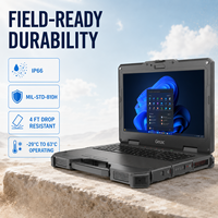 Nouvel ordinateur portable tout-terrain Getac X600 MIL-STD-810H avec processeur Intel et carte graphique, écran 15,6 pouces pour les opérations sur le terrain
