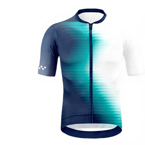 Custom Professional Men's Cycling Jersey Lightweight <b>Reflective</b> Bicycle Shirt Summer Sublimation Custom Cycling Jersey - Product Image 1