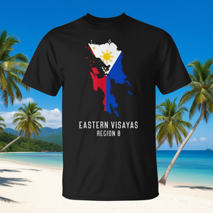 Camiseta con mapa de Visayas Oriental, región 8, diseño orgulloso de Filipinas - Product Image 3