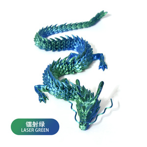 Giocattolo Tradizionale Cinese a Forma di Drago - 80cm/31.5in, in Plastica con Articolazioni Flessibili, Regalo per Bambini, Statuetta - Product Image 2