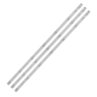 Barra de Luz LED de Aluminio ES-5177/7 para Reparación de TV, Tira de Retroiluminación para TV SHARPI de 40 Pulgadas, Tira de Retroiluminación LED para TV, Retroiluminación LCD