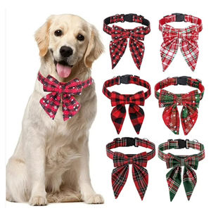 <span class=keywords><strong>Collar</strong></span> de Perro Navideño de Lujo al por Mayor, Personalizable, de Calidad, Estampado Pastel, Poliéster Resistente, Elegante, Simple y Ajustable - Product Image 1