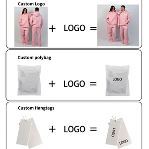 เสื้อฮู้ดดี้โอเวอร์ไซส์ลำลองสำหรับผู้หญิงและผู้ชาย  แบบหนา  สำหรับฤดูใบไม้ร่วงและฤดูหนาว  พร้อมพิมพ์ลายตัวอักษร  รับทำโลโก้ OEM ตามสั่ง - Product Image 5