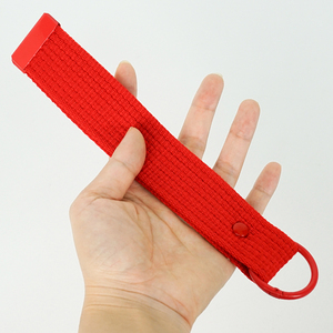 Promotional Gift Striped <b>Key</b> <b>Ring</b> Holder Durable Knitted Keychain Lanyard for Car Pendant - Product Image 1