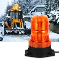 Luz Estroboscópica de Advertencia de Emergencia de Alta Potencia de 12-24 V y 30 LED, Lámpara de Baliza Intermitente para Automóvil, Montacargas, Camión, Autobús Escolar, Ámbar, Rojo, Azul
