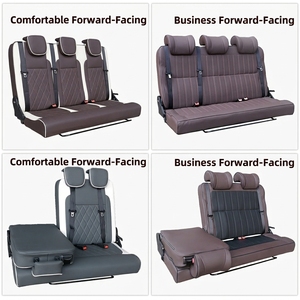 Sièges pliants <span class=keywords><strong>en</strong></span> cuir style professionnel pour fourgonnette, lit de <span class=keywords><strong>camping</strong></span>-<span class=keywords><strong>car</strong></span>, largeur personnalisée, dossier divisé, design imperméable pour <span class=keywords><strong>Ford</strong></span> <span class=keywords><strong>Transit</strong></span> - Product Image 3