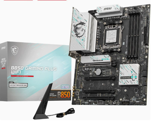 B850 Gaming Plus WiFi Computer Desktop Gaming Motherboard for 7800X3D/9700X/9600X Am5 Cpu