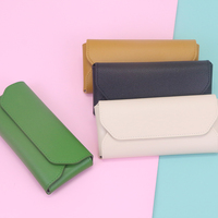 Etuis à lunettes en cuir PU de luxe Pochette à lunettes Sac à lunettes en silicone Pochette pour lunettes de soleil