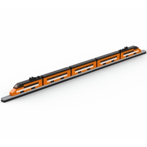 Bloques de Construcción de Trenes de Alta Velocidad Personalizados, Modelo de Regalo Corporativo, Promoción de Marca, Recuerdo de Transporte, Fábrica OEM ODM - Product Image 1