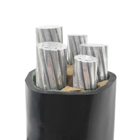 YJLV 25 mm2 70 mm2 90 mm2 240 mm2 4-adriges ABC-Elektrokabel XLPE-Aluminium-Stromkabel