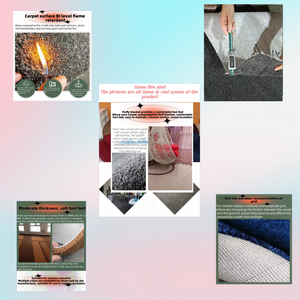 <span class=keywords><strong>Tapis</strong></span> en fil incurvé <span class=keywords><strong>de</strong></span> 10 à 12mm Matériaux entièrement ignifuges pour grandes surfaces à des fins commerciales Bureaux Ménage Chambres à coucher - Product Image 2