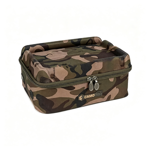 Bolsa de Pesca de Carpa con Diseño de Camuflaje, con Puerto de Carga USB, Parte Superior Rígida, para Guardar Paquetes de Energía y Aparejos Electrónicos - Product Image 1