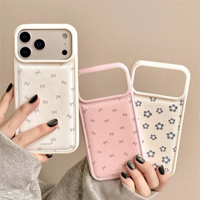 Fashion INS Full Screen Bowknot Phone case for iphone 17Air 16 15 14 13 12 Pro Max Cute Drum Bag Shockproof Protective case