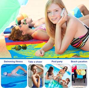 Meilleures ventes Populaire Soft Lady Design Microfibre Puerto Rico Serviettes <span class=keywords><strong>de</strong></span> <span class=keywords><strong>plage</strong></span> Confortable Imprimé Impression Serviette <span class=keywords><strong>de</strong></span> <span class=keywords><strong>plage</strong></span> - Product Image 5