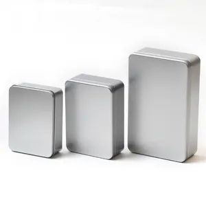 Trend ürünleri 2022 yeni gelenler yeni stil metal özel baskılı küçük boy hediye teneke kutu gümüş özel teneke metal kutu