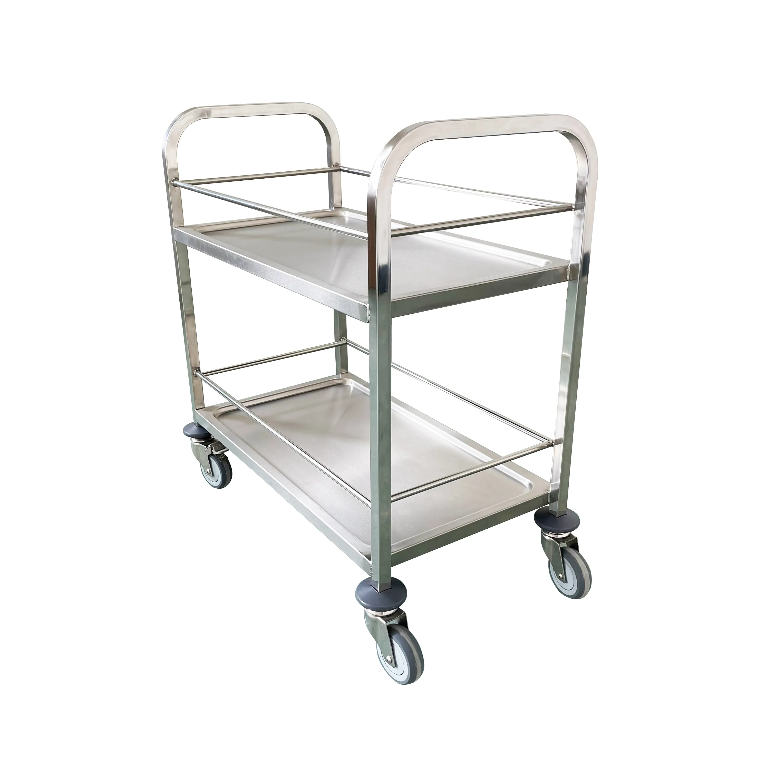 NSF Customised High Quality Food and Beverage Solid For Kitchen Commercial Trolley Stainless steel Drinking cart