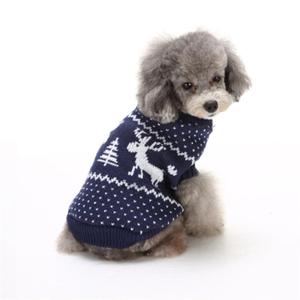 <span class=keywords><strong>Pull</strong></span> de <span class=keywords><strong>chien</strong></span> imprimé renne de luxe Polyester durable de style de Noël laid classique pour une utilisation hivernale - Product Image 4