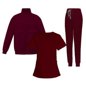Tenue médicale épaisse d'automne unisexe pour clinique dentaire, étudiants en médecine, laboratoire, infirmière, veste uniforme de travail chirurgical - Product Image 3