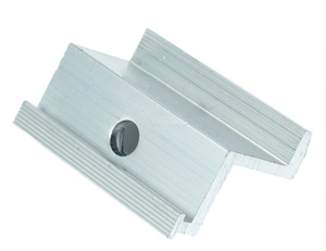 Abrazadera de borde de panel solar de aluminio, abrazadera de extremo para módulo fotovoltaico, bloque de presión de borde para módulo fotovoltaico, accesorio de aluminio para sistema de montaje solar - Product Image 4