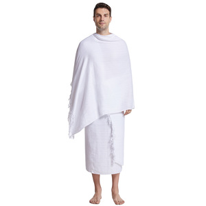Yibaoli - Conjunto de 2 Piezas de Poliéster Blanco para Hajj y <span class=keywords><strong>Umrah</strong></span>, para Hombre, Gran Venta - Product Image 2